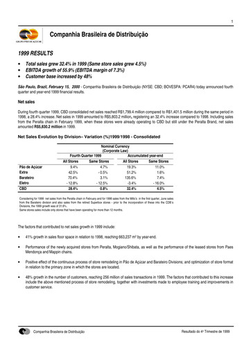 Thumbnail GPA Quarterly Report 1999-q4