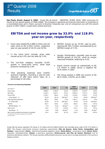 Thumbnail GPA Quarterly Report 2008-q2