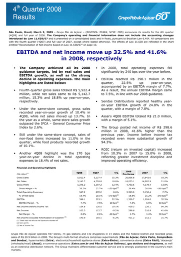 Thumbnail GPA Quarterly Report 2008-q4