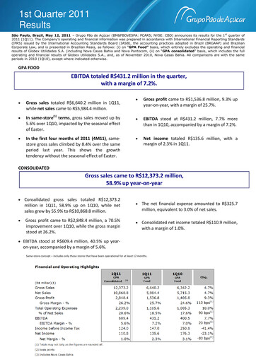 Thumbnail GPA Quarterly Report 2011-q1