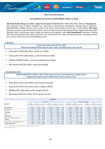 Thumbnail GPA Quarterly Report 2011-q4