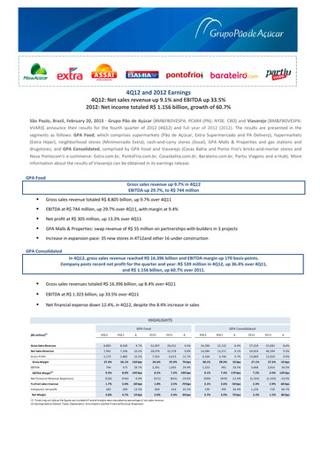 Thumbnail GPA Quarterly Report 2012-q4