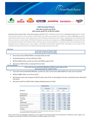 Thumbnail GPA Quarterly Report 2013-q1
