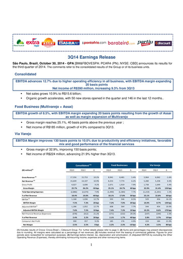 Thumbnail GPA Quarterly Report 2014-q3
