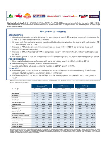 Thumbnail GPA Quarterly Report 2015-q1