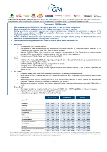 Thumbnail GPA Quarterly Report 2016-q1
