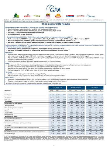 Thumbnail GPA Quarterly Report 2016-q3
