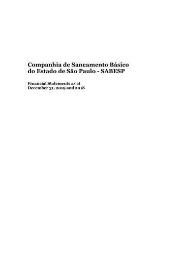 Thumbnail Sabesp Financial Statement 2019
