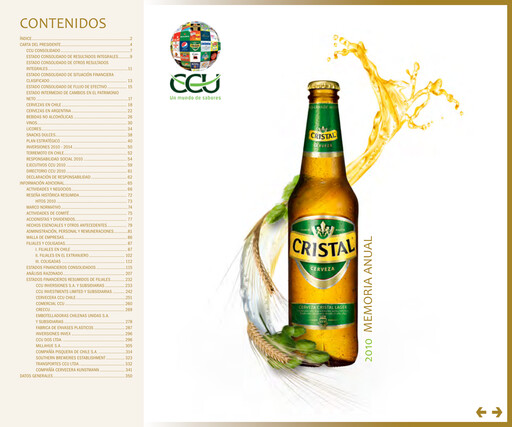 Thumbnail Compañía Cervecerías Unidas Annual Report 2010