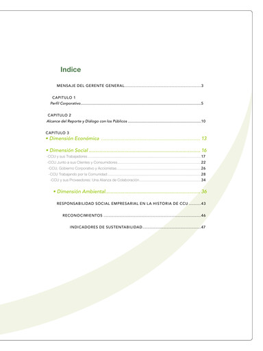 Thumbnail Compañía Cervecerías Unidas Sustainability Report 2006