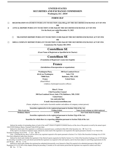 Thumbnail Constellium
 Annual Report 2023