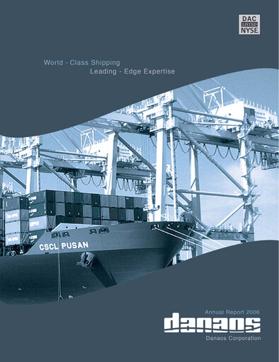 Thumbnail Danaos Annual Report 2006