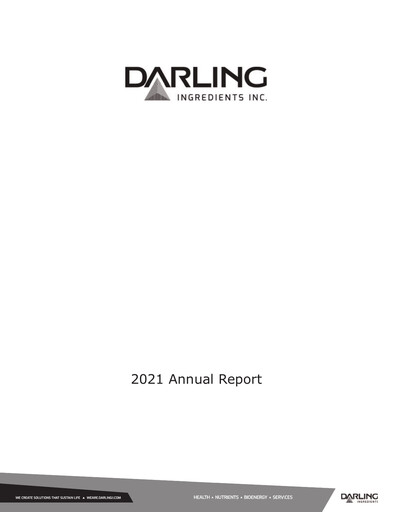 Vorschaubild Darling Ingredients
 Jahresbericht 2021
