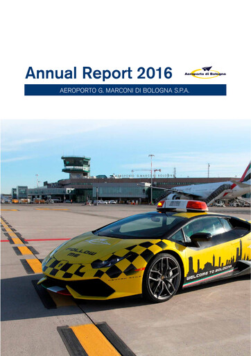 Thumbnail Aeroporto G. Marconi Bologna Annual Report 2016