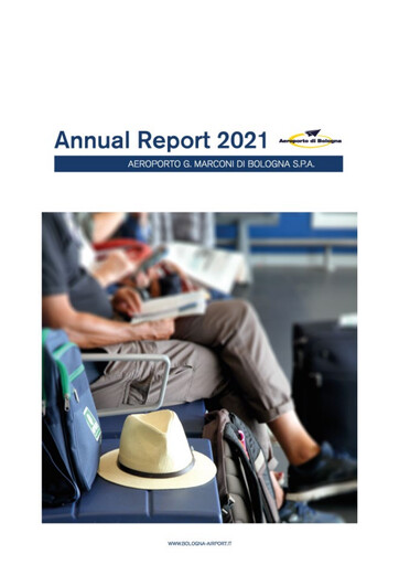 Thumbnail Aeroporto G. Marconi Bologna Annual Report 2021