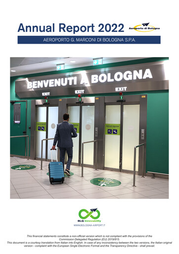 Thumbnail Aeroporto G. Marconi Bologna Annual Report 2022