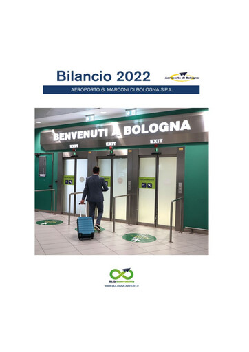 Miniature Aeroporto G. Marconi Bologna Rapport annuel 2022
