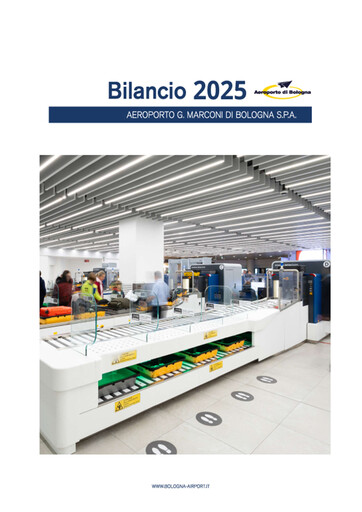Miniature Aeroporto G. Marconi Bologna Rapport annuel 2025