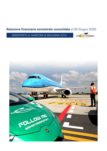 Thumbnail Aeroporto G. Marconi Bologna Half-year Report 2020-h1