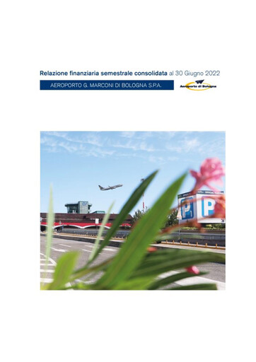 Thumbnail Aeroporto G. Marconi Bologna Half-year Report 2022-h1