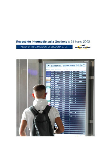 Vorschaubild Aeroporto G. Marconi Bologna Quartalsbericht 2022-q1