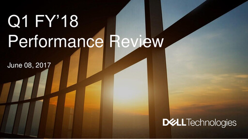 Thumbnail Dell Quarterly Report 2018-q1