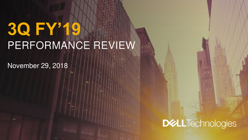 Thumbnail Dell Quarterly Report 2019-q3
