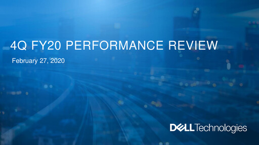 Thumbnail Dell Quarterly Report 2020-q4