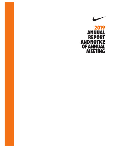 Thumbnail Nike Annual Report 2019