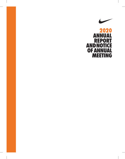 Thumbnail Nike Annual Report 2020