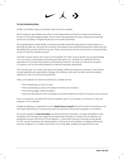 Thumbnail Nike Annual Report 2024