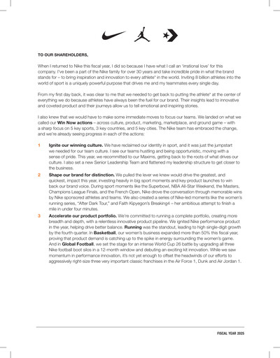 Thumbnail Nike Annual Report 2025