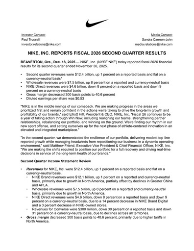 Thumbnail Nike Quarterly Report 2026-q2