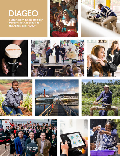 Thumbnail Diageo Sustainability Report 2020