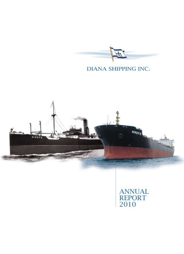 Thumbnail Diana Shipping Annual Report 2010