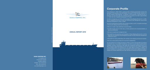 Thumbnail Diana Shipping Annual Report 2019