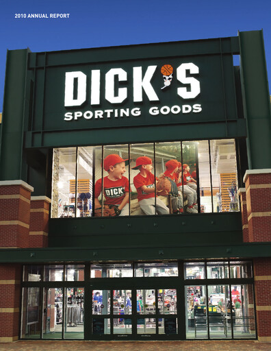 Thumbnail Dick's Sporting Goods
 Annual Report 2010
