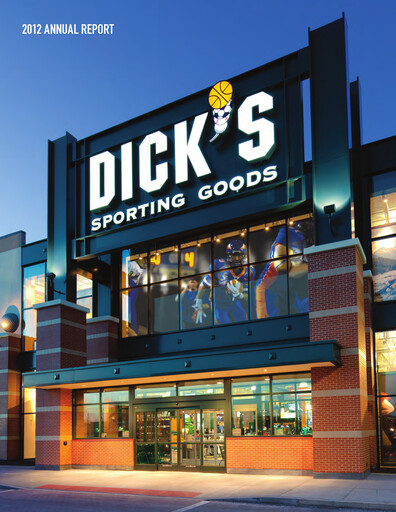 Thumbnail Dick's Sporting Goods
 Annual Report 2012