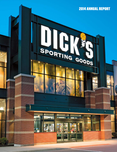 Thumbnail Dick's Sporting Goods
 Annual Report 2014