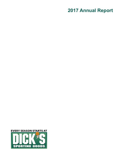 Thumbnail Dick's Sporting Goods
 Annual Report 2017