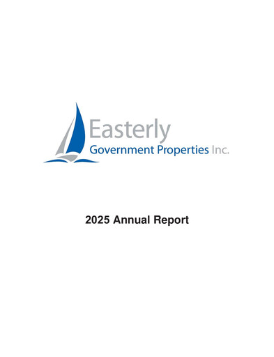 Thumbnail Easterly Government Properties Annual Report 2025