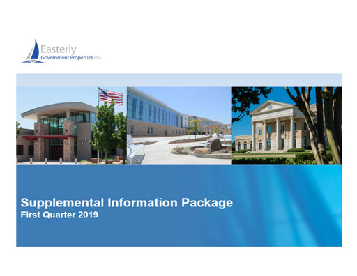 Thumbnail Easterly Government Properties Quarterly Report 2019-q1