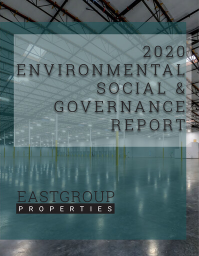 Vorschaubild EastGroup Properties ESG-Bericht 2020