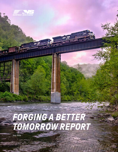 Thumbnail Norfolk Southern ESG Report 2026