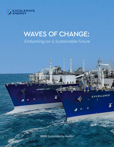 Thumbnail Excelerate Energy Sustainability Report 2023