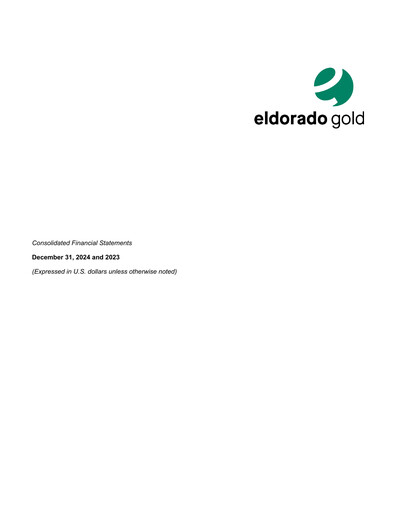 Thumbnail Eldorado Gold
 Financial Statement 2024