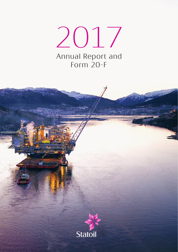 Thumbnail Equinor Annual Report 2017