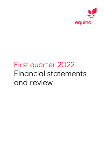 Thumbnail Equinor Quarterly Report 2022-q1