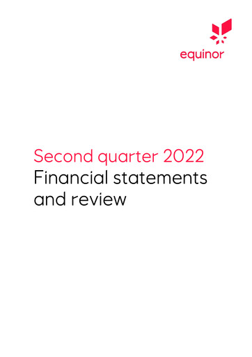 Thumbnail Equinor Quarterly Report 2022-q2