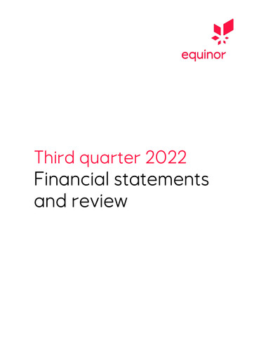 Thumbnail Equinor Quarterly Report 2022-q3